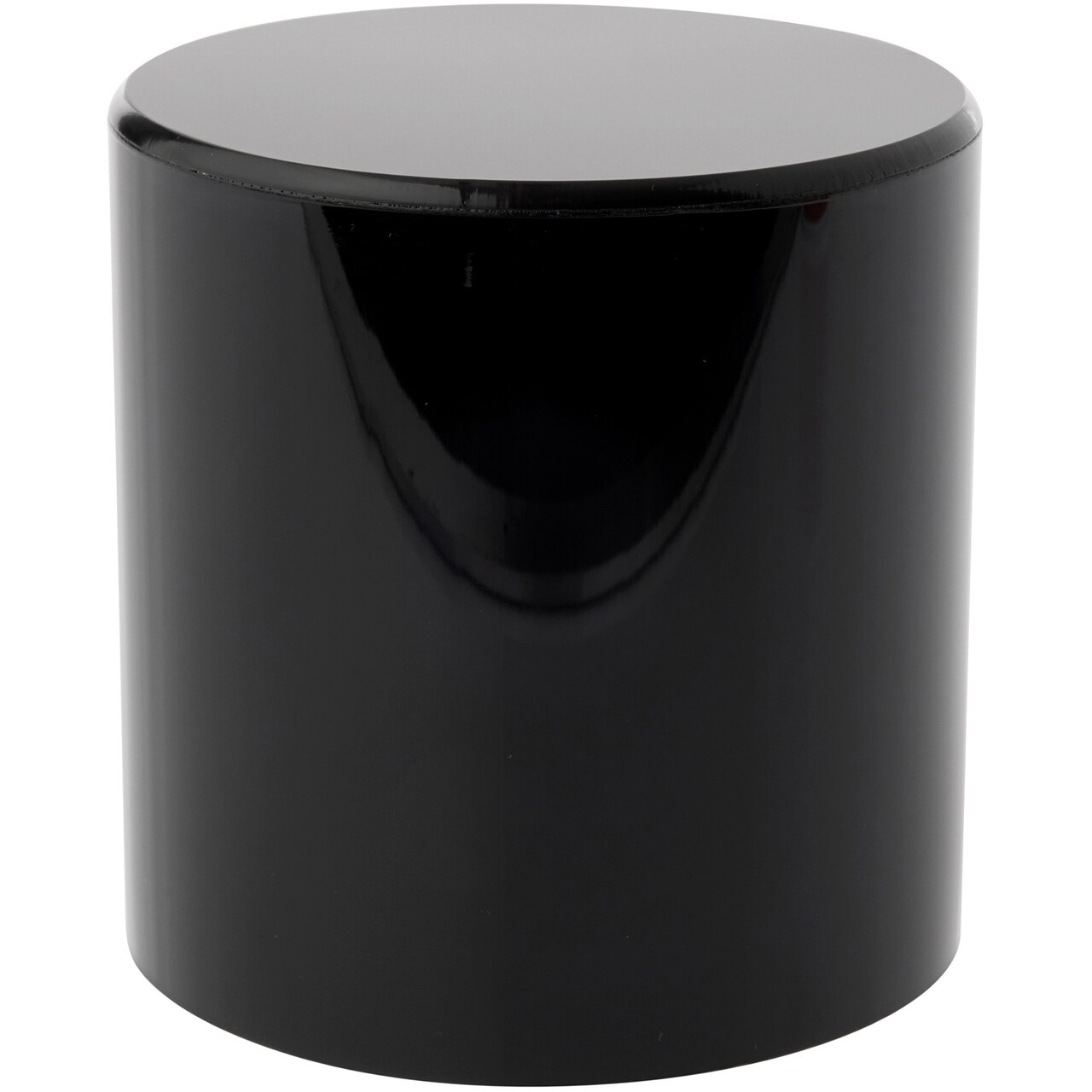 Plymor Black Acrylic Round Cylinder Display Riser, 4" H x 4" D